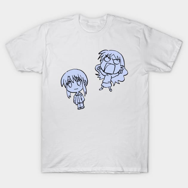 I draw chibi minamo and yukari sensei / azumanga daioh T-Shirt by mudwizard